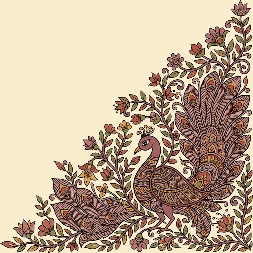 Svara Brand Art - Madhubani Style Bottom Left
